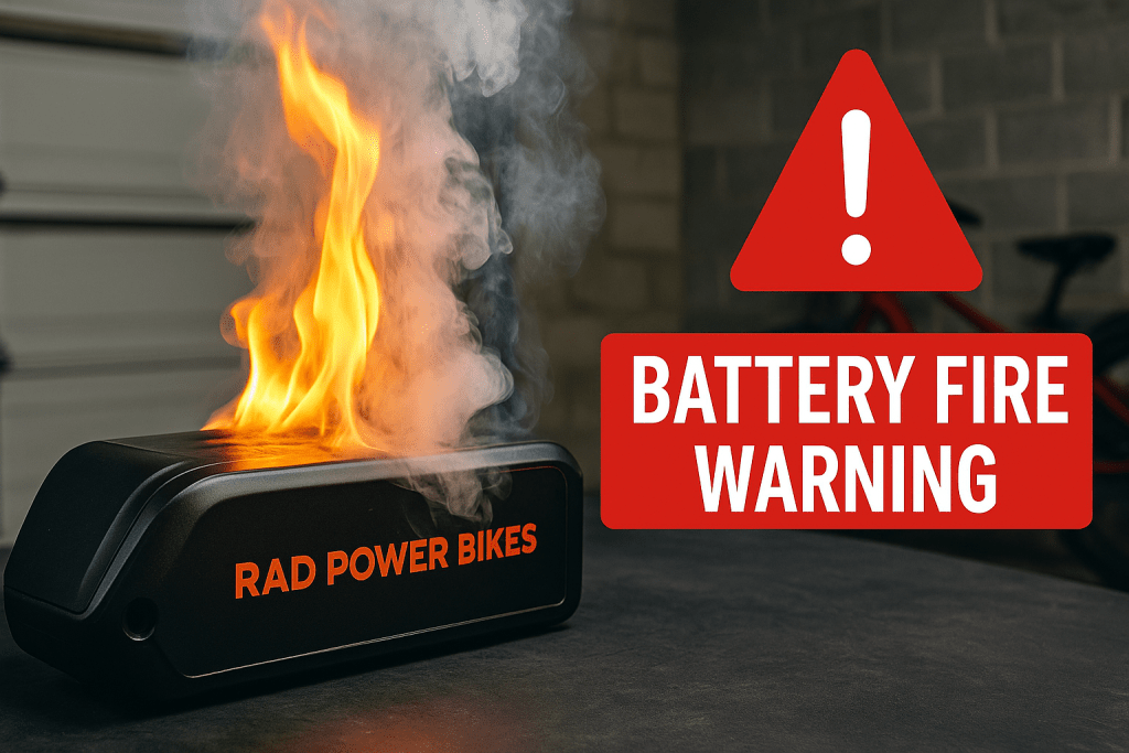 Rad Power Bikes Battery Fire Warning CPSC Alerts Owners to Stop Using